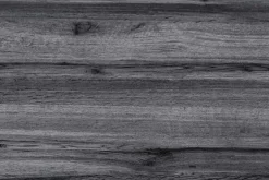 Ausziehbarer Esstisch WILD 180-220cm grau gekälkt Wildeichen-Design Baumkante schwarz