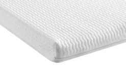 Bequeme Matratze mit Topper CLOUD FLEX 180x200cm dunkelgrau Tonnentaschenfederkern 9-Zonen