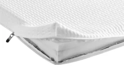 Bequeme Matratze mit Topper CLOUD FLEX 180x200cm greige Tonnentaschenfederkern 9-Zonen