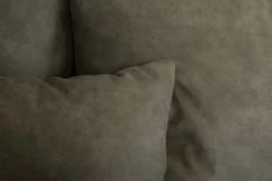 Big Sofa ELEGANCIA 285cm taupe Microfaser XXL Couch inkl. Kissen Federkern