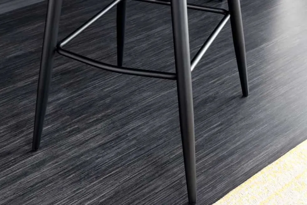 Design Barhocker EUPHORIA champagner greige Samt schwarze Metallbeine Barstuhl mit Lehne
