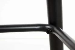 Design Barhocker MILANO petrol Samt Barstuhl mit Lehne Metall schwarz