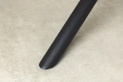 Design Esstisch OSAKA 160cm weiß Keramik schwarz Sterngestell Metall