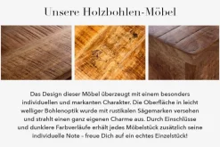 Design Konsolentisch IRON CRAFT 115cm Mangoholz Eisen Schreibtisch