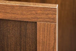 Design Nachttisch VIENNA 60cm braun Wiener Geflecht Beistelltisch mit Stauraum