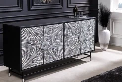 Design Sideboard HERITAGE 160cm Mosaik-Intarsien Kunsthandwerk