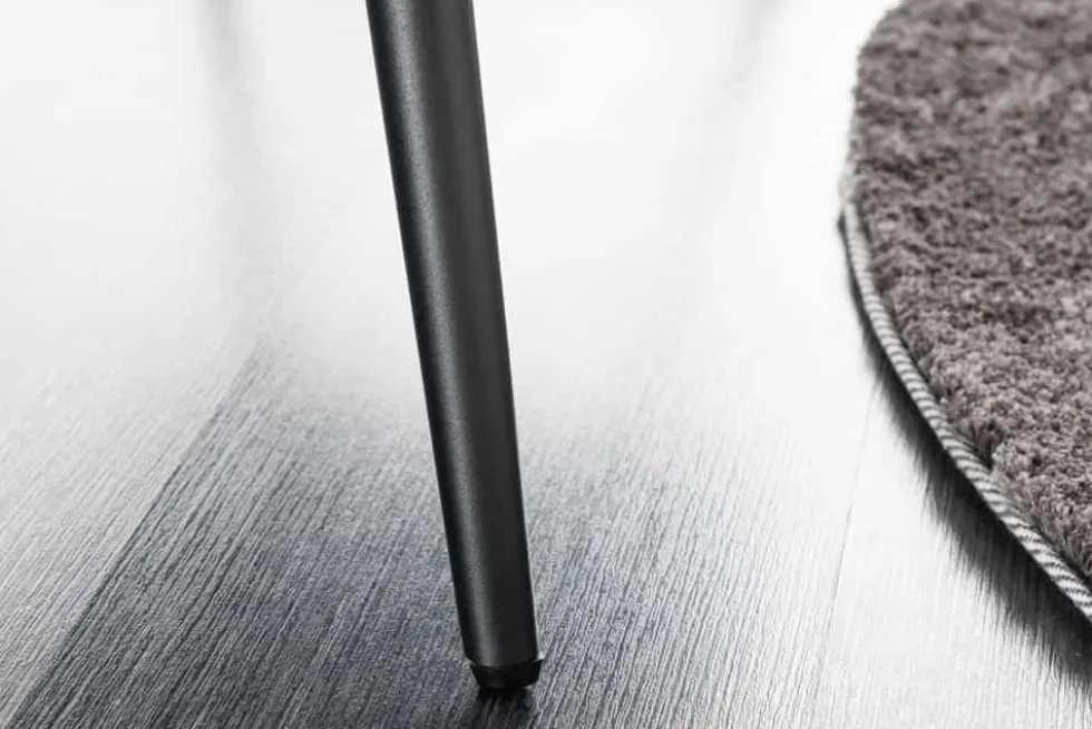 Design Sitzbank BOUTIQUE 100cm grün Cord schwarze Metallbeine