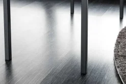 Design Sitzbank PETIT BEAUTÉ 80cm senfgelb Cord schwarzes Gestell