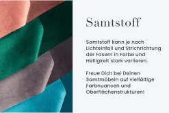 Drehbarer Design Sessel BABYLON champagner Samt Lounge Cocktailsessel