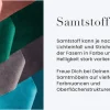 Höhenverstellbarer Bürostuhl EUPHORIA senfgelb Samt mit Ziersteppung