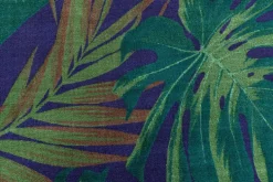 In- und Outdoor Teppich LEAF 180x120cm grün blau Blätter-Design Läufer wetterfest