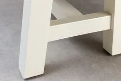 Massive Sitzbank HAMPTONS 160cm hellbraun creme Pinienholz