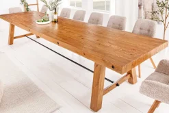 Massiver Esstisch FINCA 400cm vintage braun recyceltes Pinienholz
