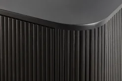 Massives Sideboard GATSBY 160cm schwarz gold Mangoholz Retro handmade