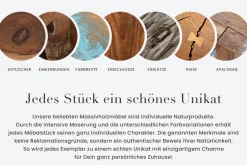 Massivholz Esstisch AMAZONAS 200cm natur Akazie Metall X-Gestell schwarz Baumkante