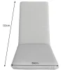 Outdoor Sitzkissen COMFORT LINE 50x122cm beige für Hochlehner-Stuhl Polsterauflage