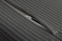Retro Schlafsessel SMART MULTIFUNCTION 140cm grau Cord Bettfunktion inkl. Kissen
