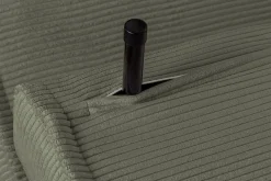 Retro Schlafsessel SMART MULTIFUNCTION 100cm grün Cord Bettfunktion inkl. Kissen