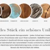 Runder Esstisch GATSBY 140cm braun gold Mangoholz weiße Marmorplatte Säulenfuß