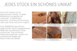 Wetterfester Beistelltisch EMPIRE TEAK 50cm Massivholz klappbar